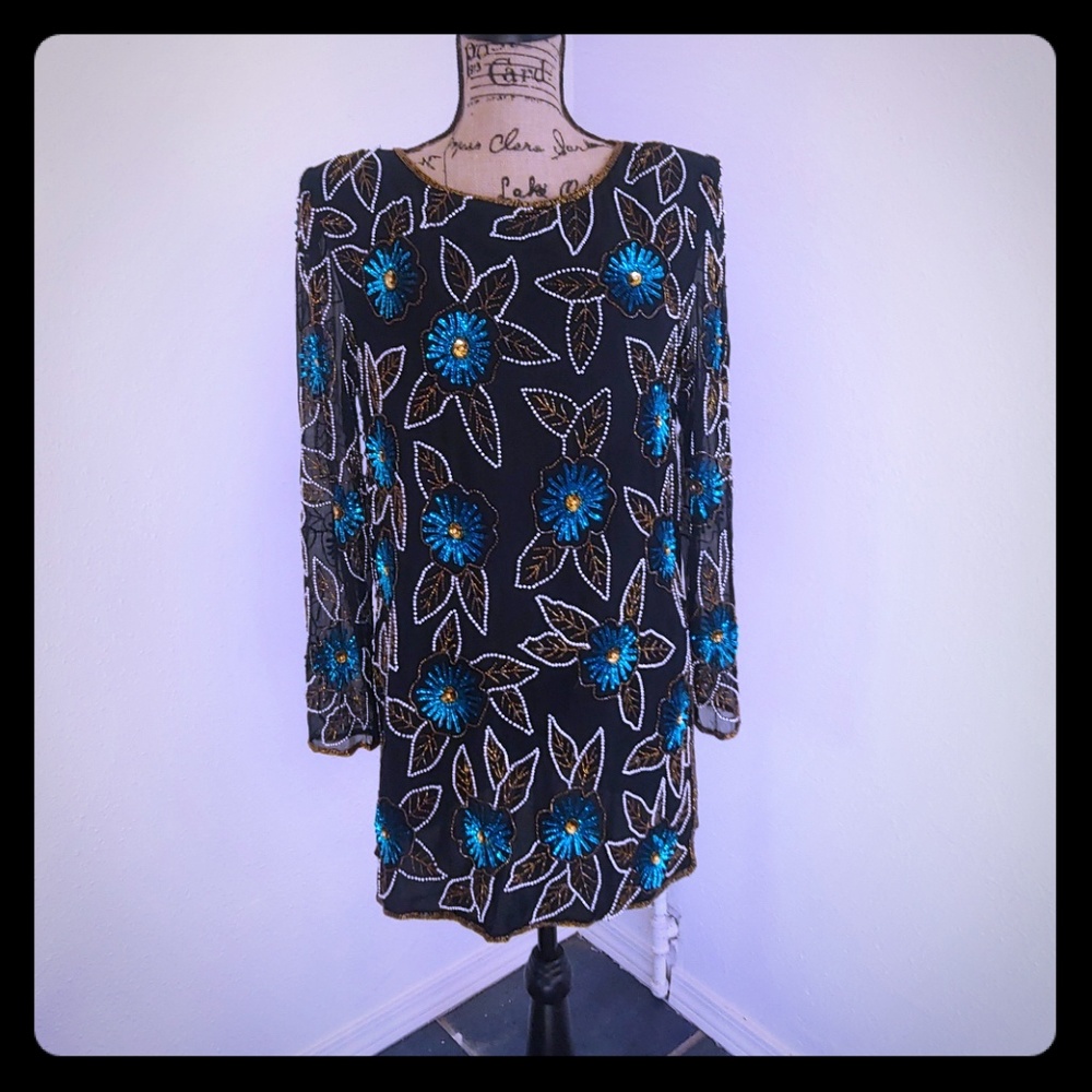 Vintage Beaded Dress